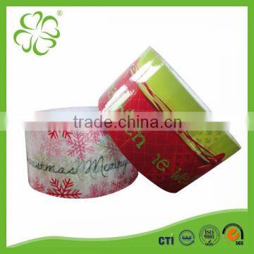 Christmas Party Decorations BOPP Custom Printed Adhesive Tape