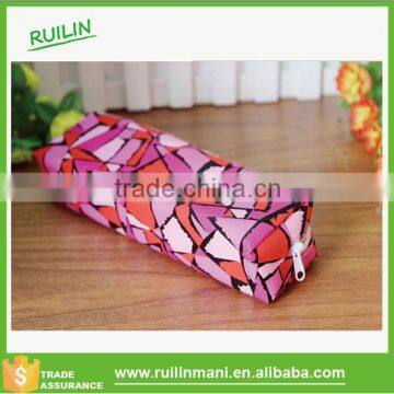 Cute Custom 600D Polyester School Pencil Case For Girls