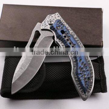 OEM 5Cr15 Folding Knife With Nylon Sheath and Gift Box photo-6