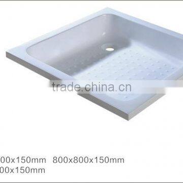 Acrylic shower tray TB-T004,sector/square/deep shower tray with self support,good price&quality shower tray in Chinese factory