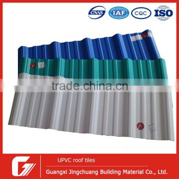 Modified PVC Material and Corrugated Tiles Type pvc roof