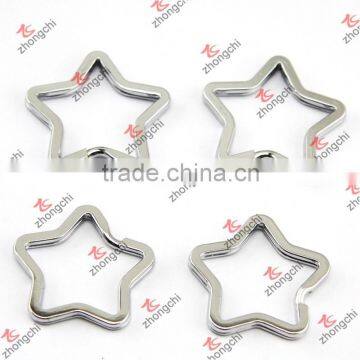 Star Key Holder for Metal Keychain Crafts Part (KR15121430)