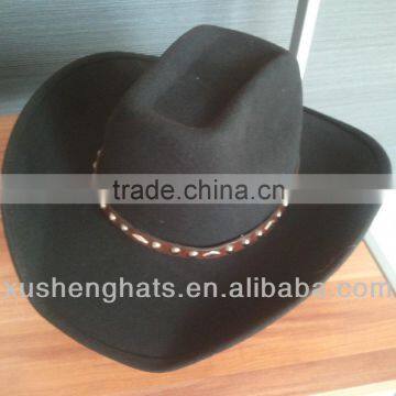 2014 100% wool felt fashion cowboy hat