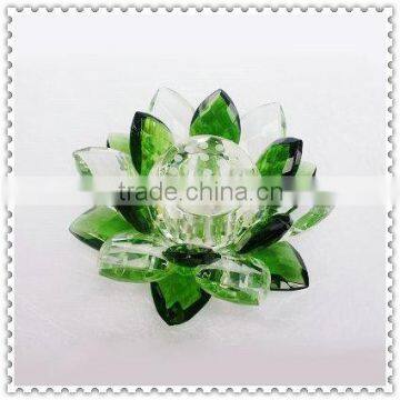 Cheap Light Green Crystal Lotus Pendant for Decoration & Gifts photo-1