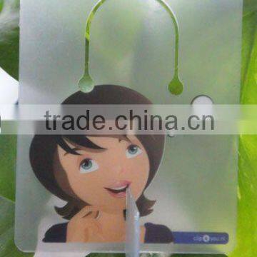 Customer desinged transparent PVC Business Card