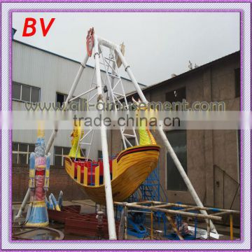 amusement machine pirate ship with trailer