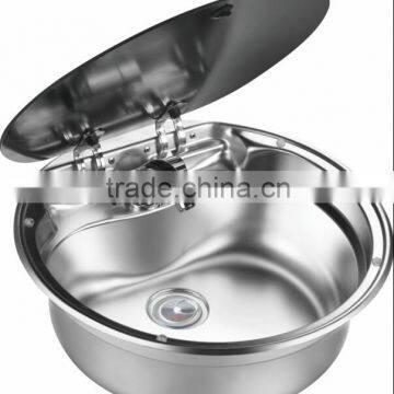Yacht,Boat,Train and Public Mobile Toilet Used Stainless Steel Rectangular Hand Wash Basin Kitchen Sink GR-Y502 photo-6