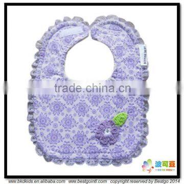 BKD combed cotton large baby bibs