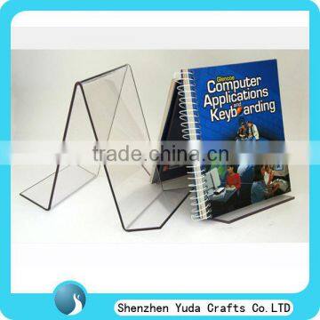 Double Sizes Clear Book Display Stand Acrylic Books Holder Book Acrylic Stand