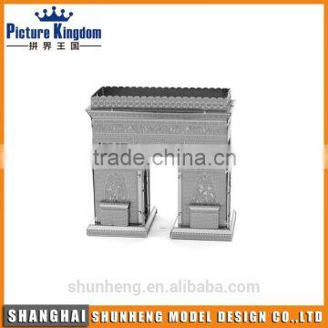 Brandenburg Gate educational/Intelligence Toy 3D Assembly IQ Metal Puzzle