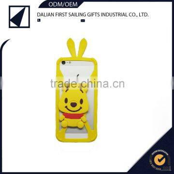 Hot sale silicone universal phone case with cute cartoon phone cases