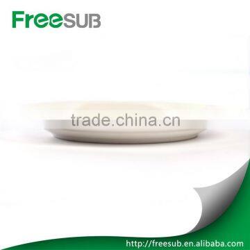 Hot Sell Elegant 10" White Blank Gold Rimmed Round Ceramic Sublimation Coated Plates photo-4