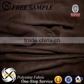 100% polyester microfiber weft suede fabric