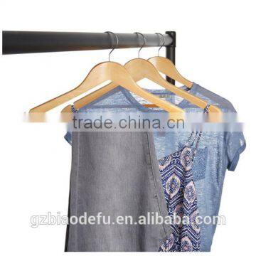 Wooden Clothes Hanger Stand With Trouser Bar photo-2