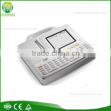 ECG-600 HOT Sale 6 Channel Digital ECG machine (A4 paper support)