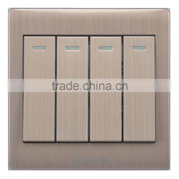 pc materials switch stainless steel cover