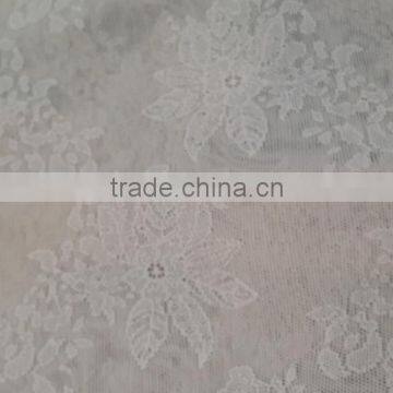 100% Nylon Warp Knited 110 g Ultra Thin Floral Pattern Jacquard Mesh Fabric, for Fashion Dress, Lingerie photo-2