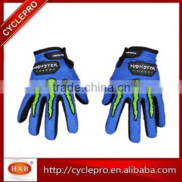 Cheaper Model Monster Lycra Full Finger Bicycle Gloves photo-4