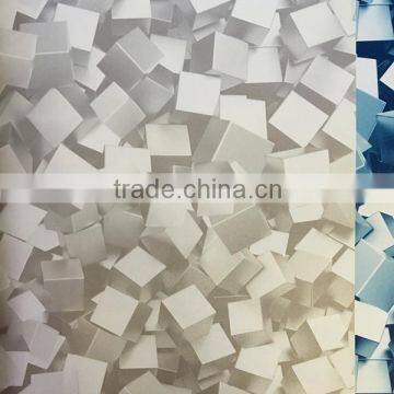 korea vinyl wallpaper with small cube pattern for background