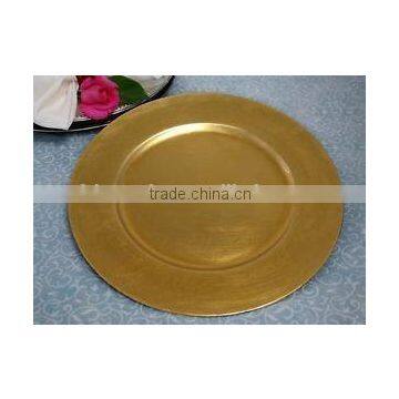 Iron charger plate for wedding decoration