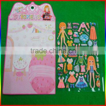 Dress up DIY Cartoon EVA Sticker photo-2