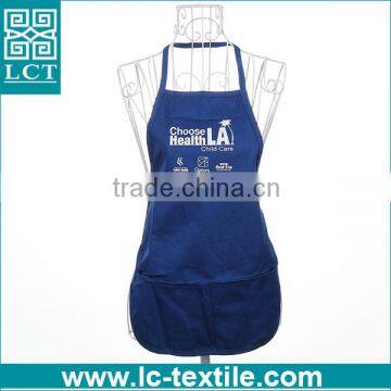 navu blue heavy cotton twill child and adult bib carft apron