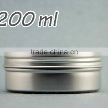 Round Tin Aluminium Can Empty Cosmetic Pots Jar Containers200ml