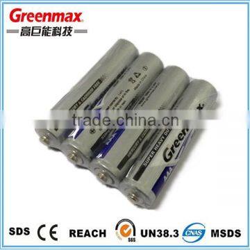 1.5v um-4 R03P Zinc Carbon Battery AAA Battery Dry Battery