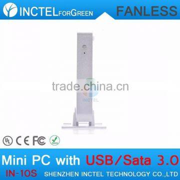 8G RAM 64G SSD 1TB HDD Fanless Mini Desktop PC Computer HTPC Intel Celeron 1037U Dual Core Ultra Thin Aluminium PC Computer photo-4