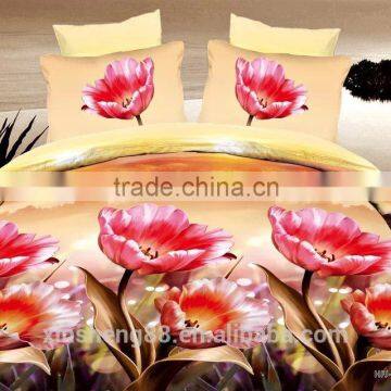 Bed sheet wholesale romantic luxury design king size 3d bedding sets