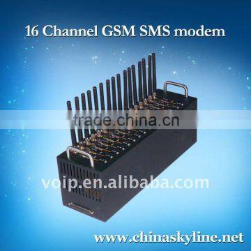 16 channel gsm modem for sending and receiving messages