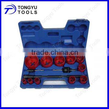 hss bi-metal hole saw set