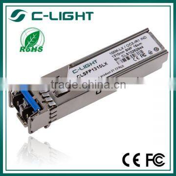 China suppliers 100% brand compatible LX 155M SFP Optical Transceiver , 155Mb/s 1310nm sfp 20km