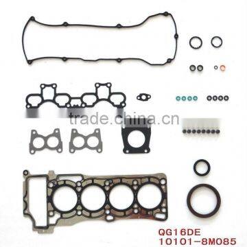 High Quality Full Gasket Set For NISSANQG16DE engine auto parts OE NO.:10101-8M085