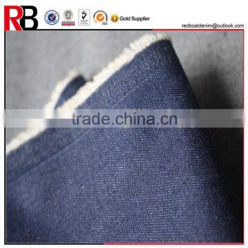 Popular indigo 100 cotton spandex knitted fabric