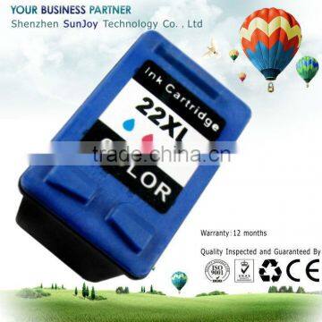 Wholesale Printer Ink Cartridge Compatible C9352C 22XL for Deskjet 3910,3920,3930,3940,D1311,D1320,D1330,D1341,D1360,D1420,D143