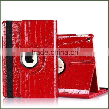 PU Leather Rotating Case For IPad Air Case , Lowest Price Rotating Flip Leather Case for IPad 5/Air photo-5