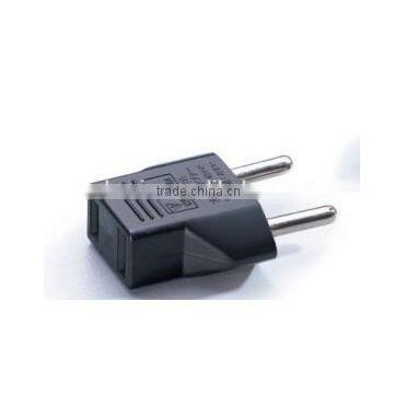 Euro plug to usa socket conversion plug adapter