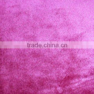 shiny plain velvet for upholstery and sofa making