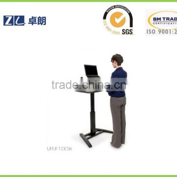 sit standing desk with one leg