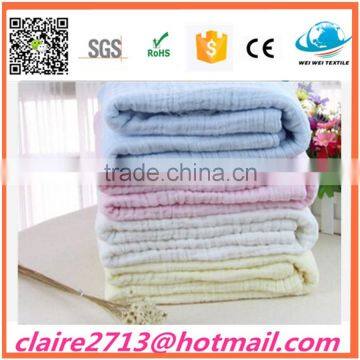 47"*47" Prewashed Muslin Swaddle Blanket of high quality