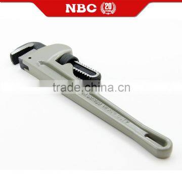 Adjustable Carbon Steel With Stright Handle Adjustable Heavy Duty Aluminum Pipe Wrench