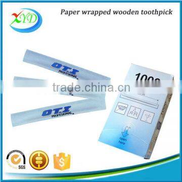 3 Sides Sealed Paper Wrapped Wooden Toothpick in China Factory photo-4
