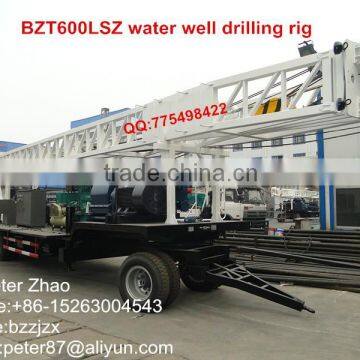 BZT600LSZ water well drilling rig (mounted on trailer)