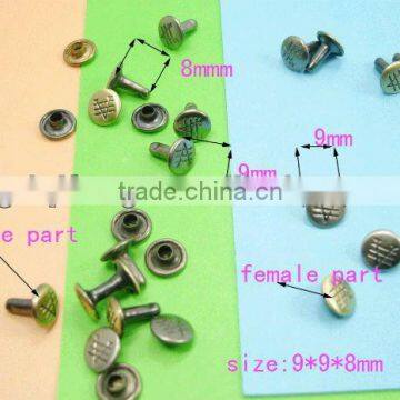 decorative studs and rivets, metal spike studs rivet q-2942
