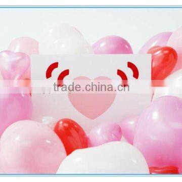 heart shaped latex balloon for wedding gift