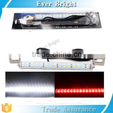 Super Brightness White Red 25cm Brake Parking Reverse Lights 30 LED Light Bar Brake Lights Tail Reverse Rear License Plate Lamp photo-2