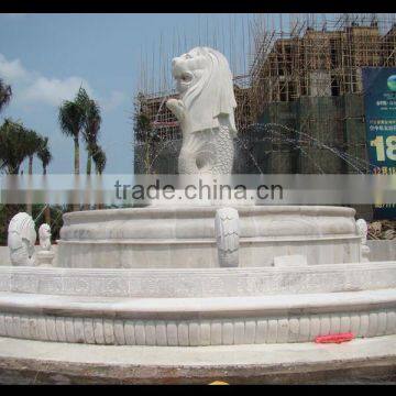 White Marble Fountain Outdoor Water Stone Fountain