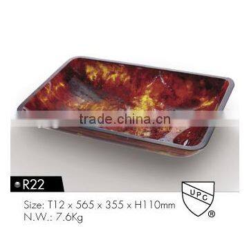 Tempered Glass vessel with cUPC certificate R22
