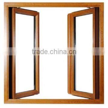 European style double glazing aluminium casement window